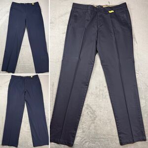 Lot Of 3 Men’s Chino Pants 36x34 Blue Cotton Classic And Athletic Fit Office
